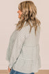What A Dream Long Sleeve Button Top- Sage