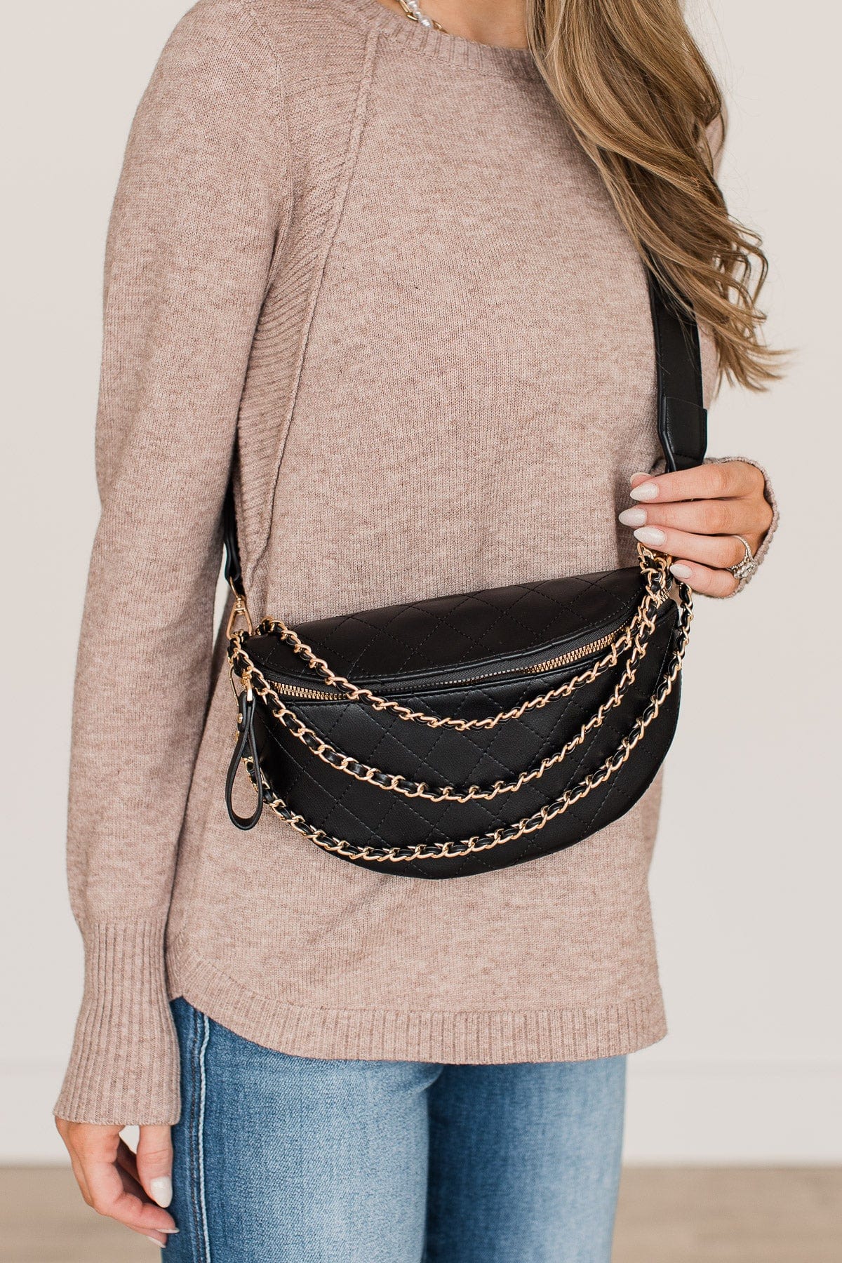 Impeccable Taste Quilted Belt Bag- Black – The Pulse Boutique