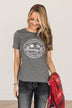"North Pole Brewing Co" Graphic Tee- Grey