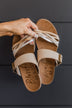 Blowfish Montreal Sandals- White Sands/Silver