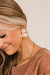 Straight To Success Dangle Earrings- Gold