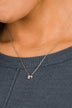 Dazzle Yourself Pendant Necklace- Silver
