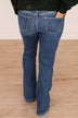 Vervet High-Rise Bootcut Jeans- Tamsin Wash