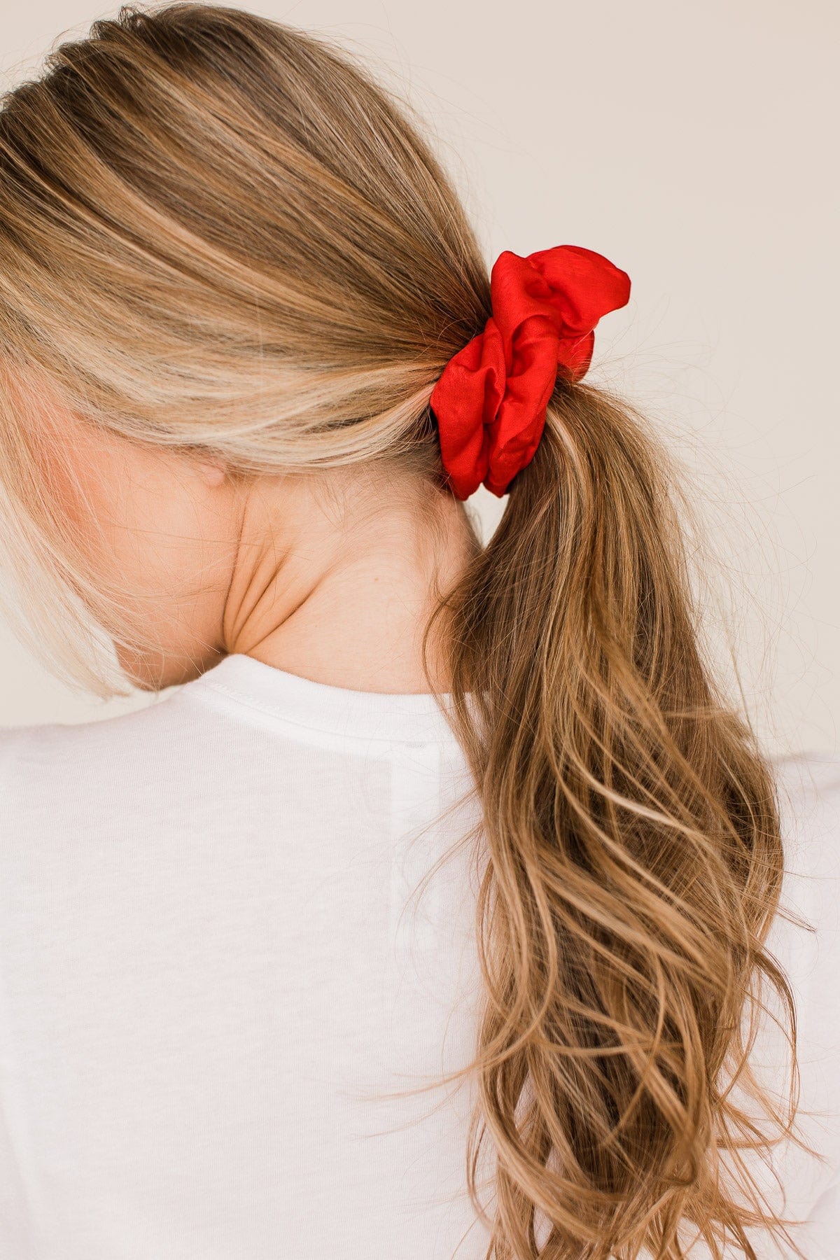 Holiday Cheer Scrunchie- Red