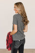 "North Pole Brewing Co" Graphic Tee- Grey