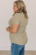 Meant To Be Adored Knit Top- Sage