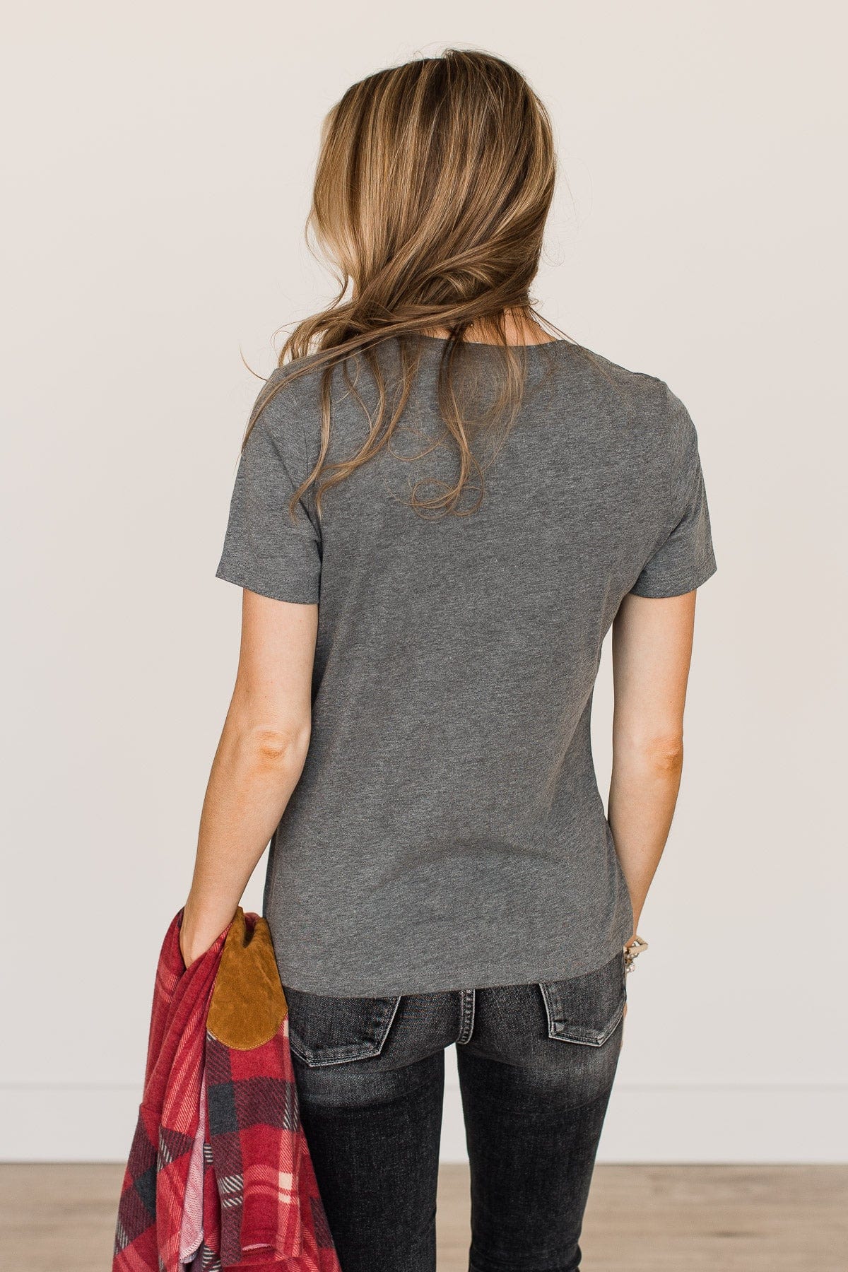 "North Pole Brewing Co" Graphic Tee- Grey