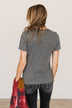 "North Pole Brewing Co" Graphic Tee- Grey
