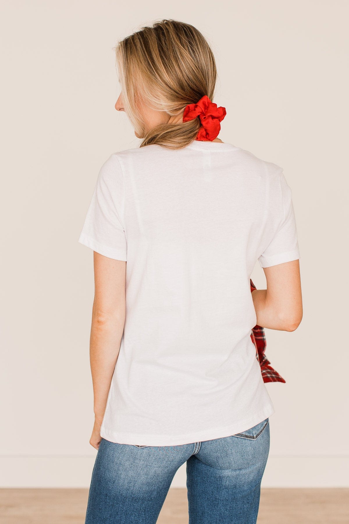 "Merry" Graphic Tee- White