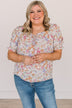 Words Of Love Floral Blouse- Ivory