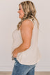 Worth My Time Knit Tank Top- Cream