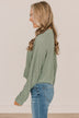 Lifelong Memories Knit Button Cardigan- Sage