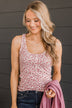 So Into You Floral Tank- Dusty Rose
