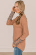Closer Than Every Button Knit Top- Camel