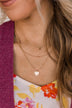 In It For Love 3-Tier Necklace- Gold