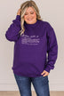 "Homebody" Crew Neck Pullover- Violet