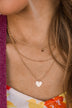 In It For Love 3-Tier Necklace- Gold