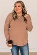 Butter Me Up Knit Sweater- Light Mocha