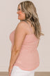 Memories We Made Lace Tank- Pink