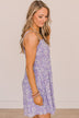 Spring Fling Floral Dress- Lavender