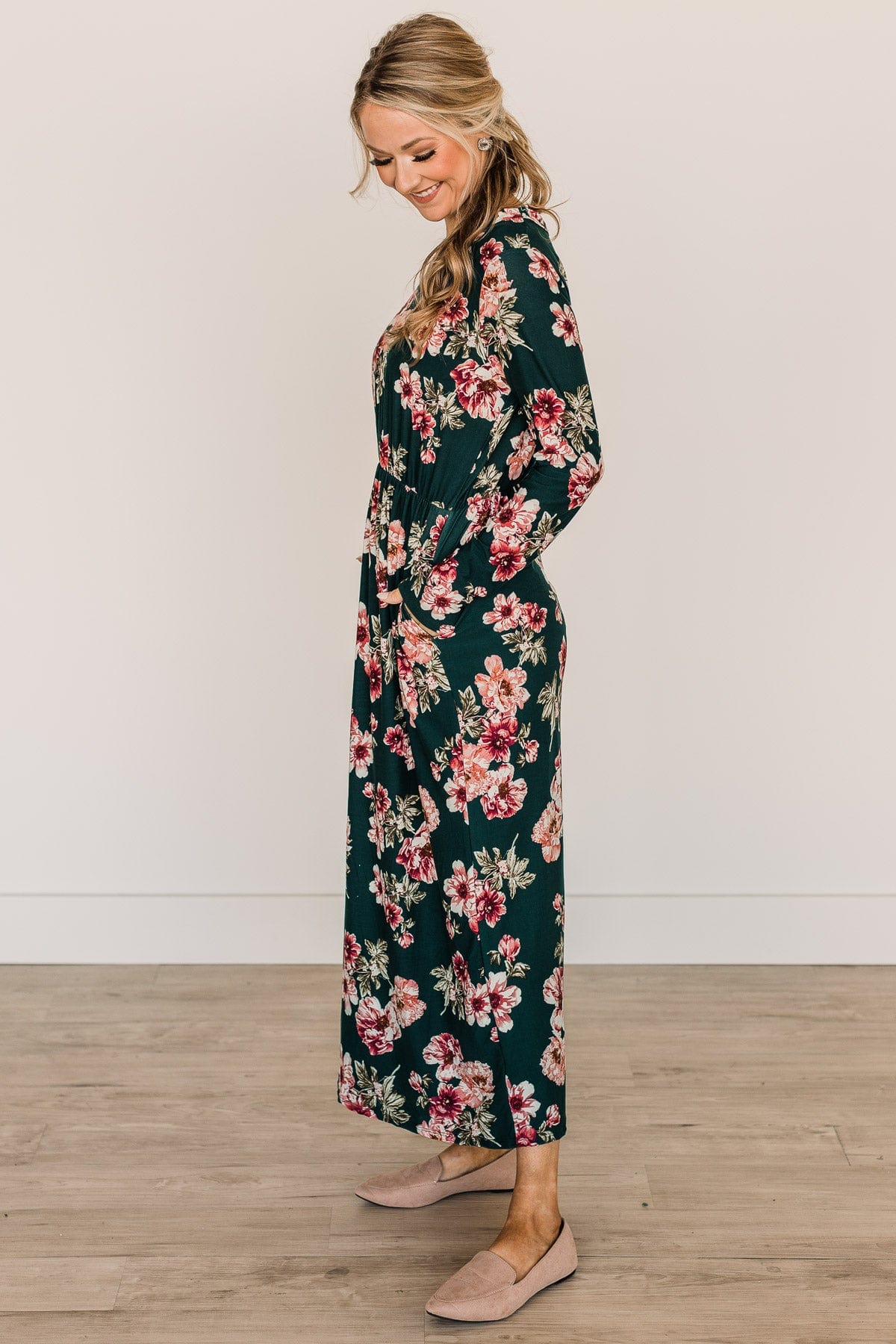 Nothing Sweeter Than This Maxi Dress- Forest Green