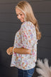 Words Of Love Floral Blouse- Ivory