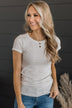Lean Into Me Short Sleeve Top- Ivory