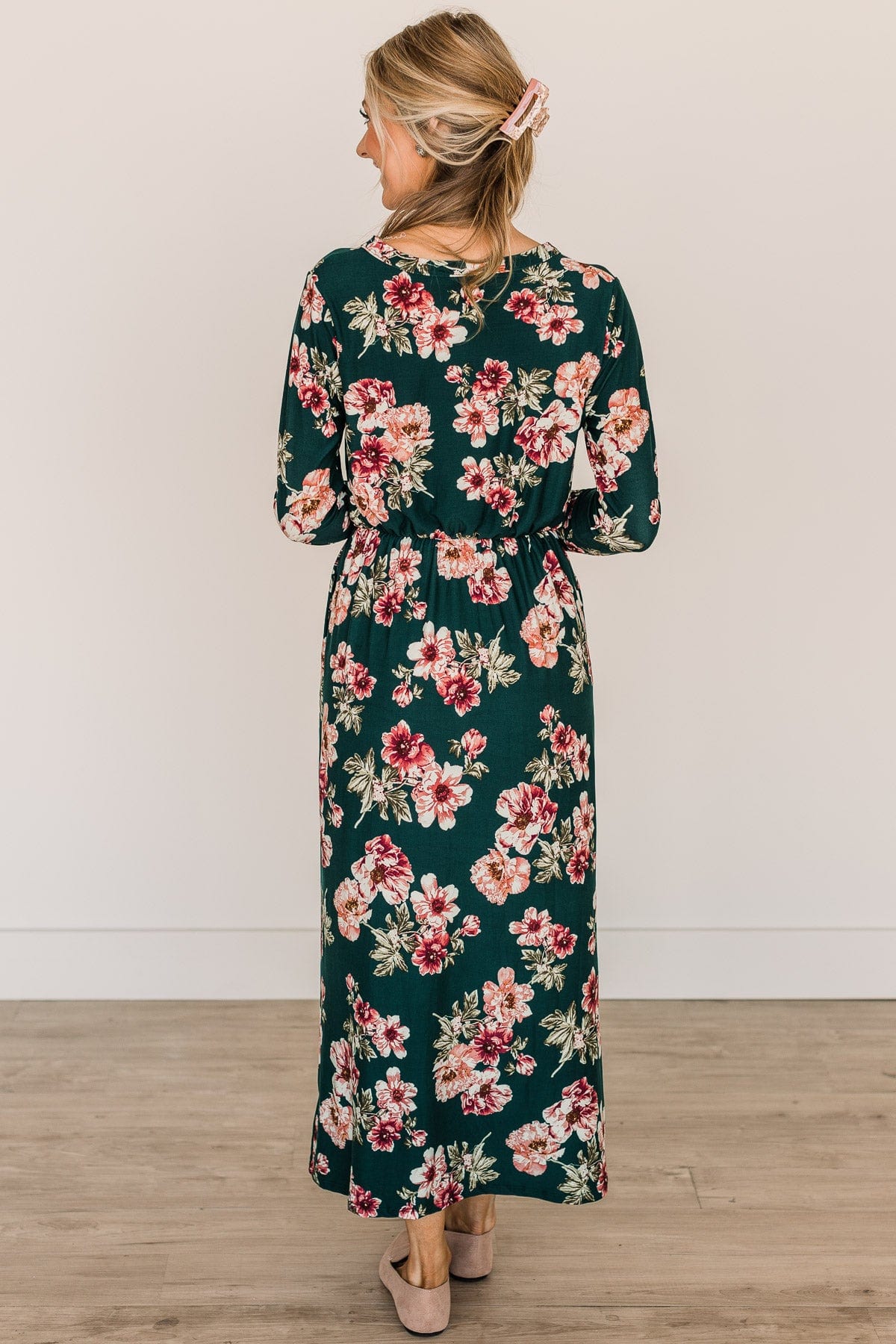Nothing Sweeter Than This Maxi Dress- Forest Green