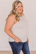 Happy Right Now Tank Top- Ivory