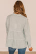 What A Dream Long Sleeve Button Top- Sage