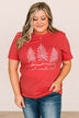 "Winter Wonderland" Graphic Tee- Red