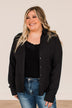 For Next Time Button Top- Black