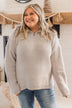 Haven't You Heard Knit Pullover Top- Light Taupe