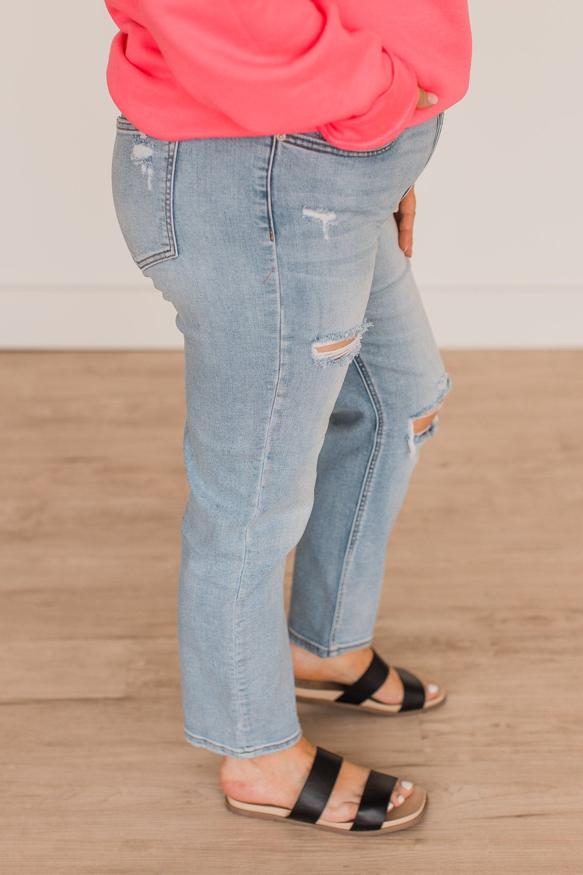 Sneak Peek Cropped Skinny Jeans- Monique Wash