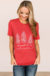 "Winter Wonderland" Graphic Tee- Red