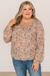 No Better Than This Floral Blouse- Taupe