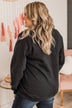 Hugs & Kisses "XOXO" Graphic Pullover- Black