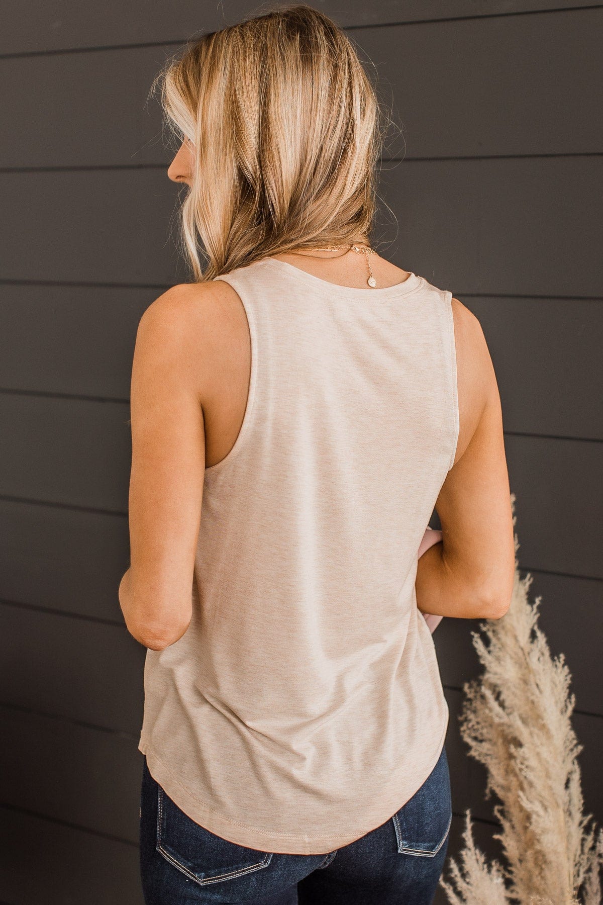 Softest Touch Knit Tank Top- Oatmeal