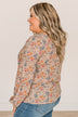 No Better Than This Floral Blouse- Taupe