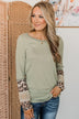 Looking For More Long Sleeve Top- Sage