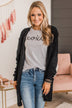"XOXO" Graphic Tee- Heather Grey