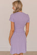 Don't Miss A Second Wrap Dress- Lavender