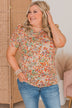 Trusting In You Floral Top- Ivory