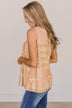 Picture Perfect Moments Sleeveless Blouse- Yellow & Light Pink