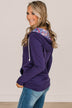 Easy To Love Quarter Zip Hoodie- Dark Indigo