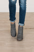 Very G Ember Wedge Booties- Grey