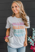 "Mama" Graphic Tee- White