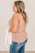 So Into You Floral Tank- Peach