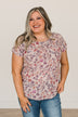 As You Can See Floral Top- Light Pink & Lavender
