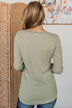 Looking For More Long Sleeve Top- Sage